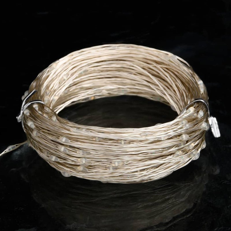 Guirlande lumineuse micro LED 40m 400 LED bleu 8 fonctions - 4