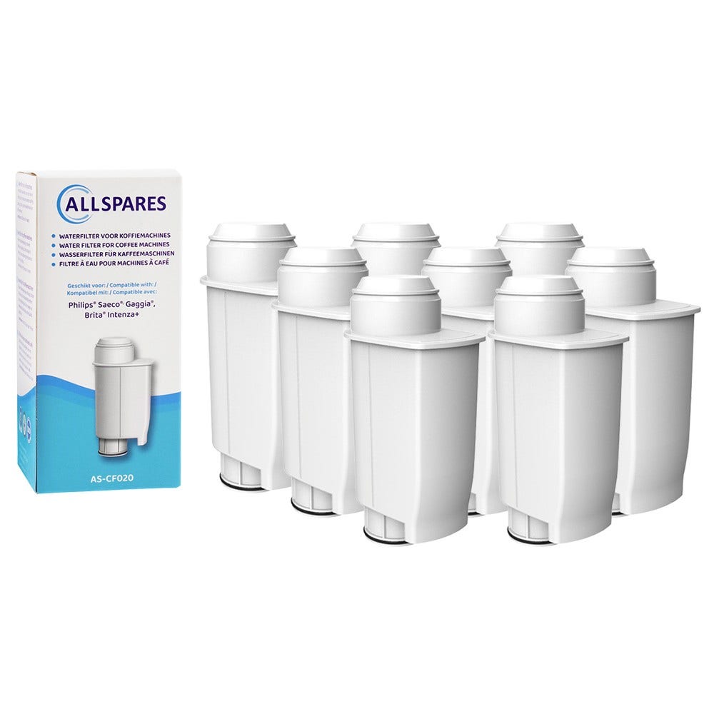Filtro acqua AllSpares (5 pezzi) per macchina da caffè adatto per Bilt