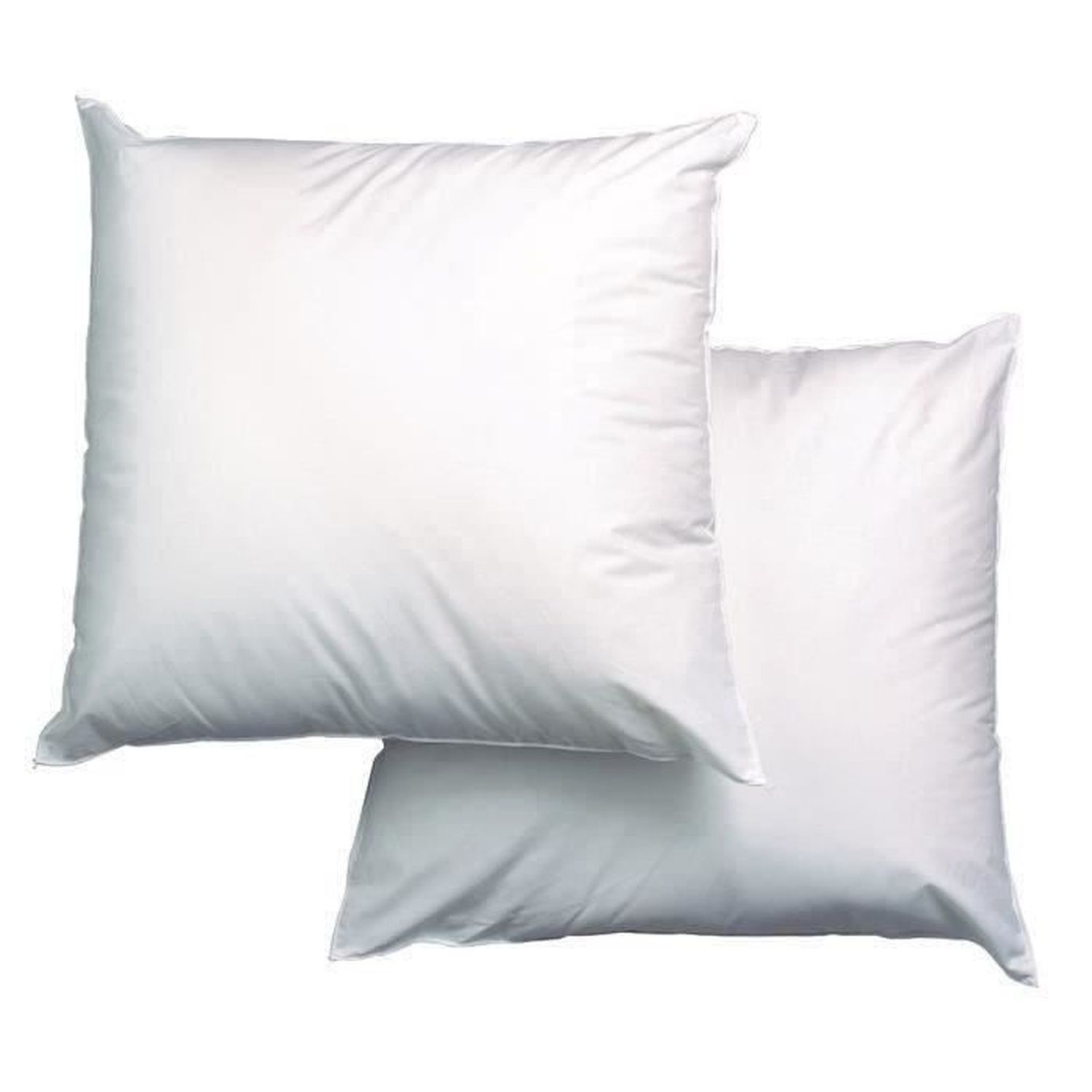 Blanreve Lot De 2 Oreillers Triple Protection Anti-Acariens 60x60 Cm - Confort Moelleux Blanc Made In France