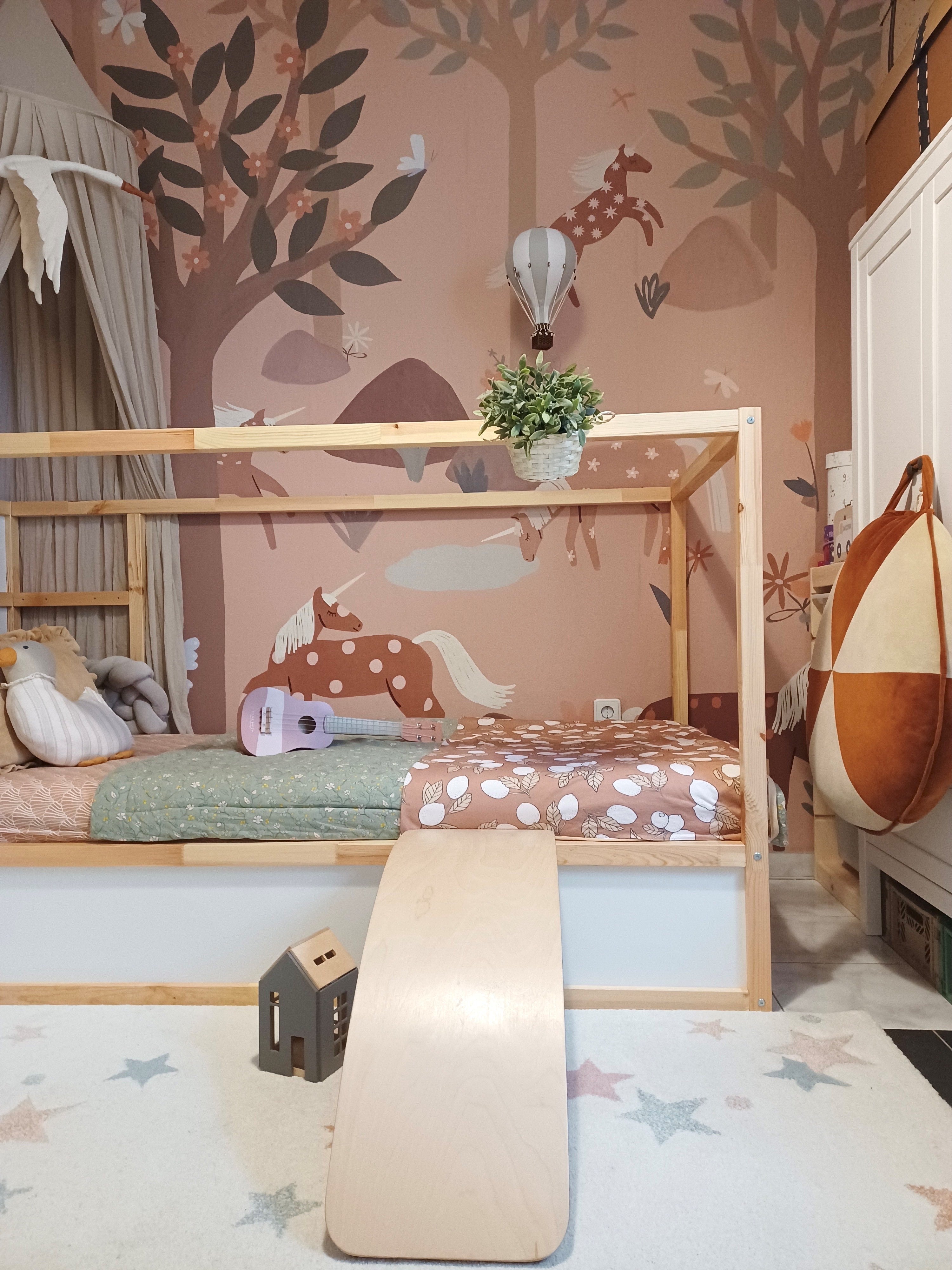 Roomblush - Licorne - Papier Peint Intissé - Panoramique - Chambre d'enfant - 300cm x 285cm - 5