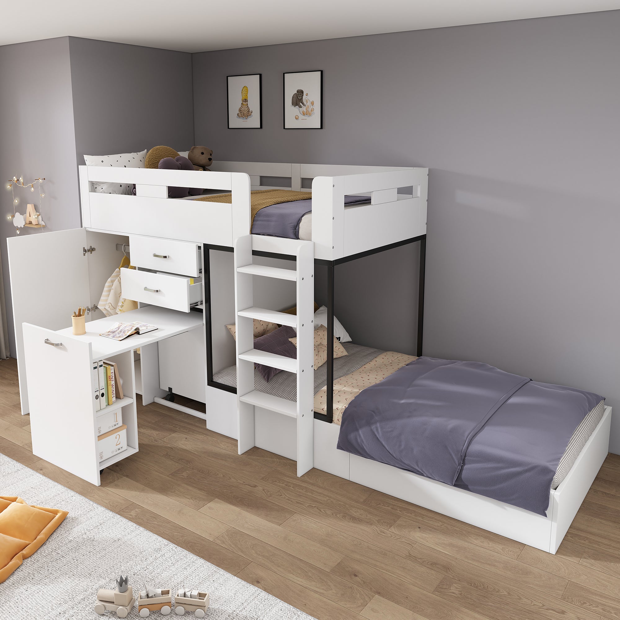 Armoire lits superposés, armoires lits escamotables, Lits superposés