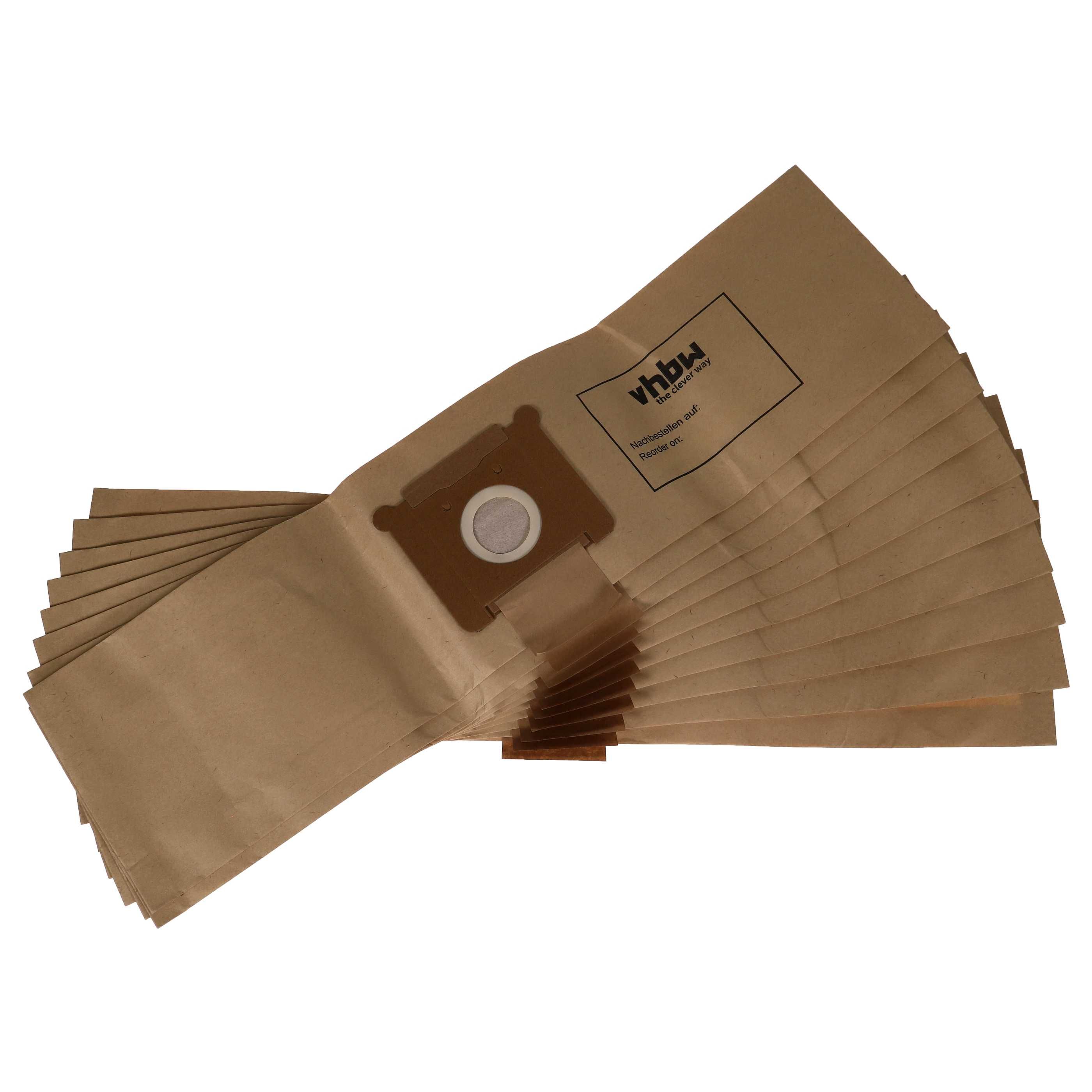 vhbw 10 sacchetto carta compatibile con aspirapolvere aspiraliquidi Ghibli S 90 BP / S90BP vhbw 10 sacchetto carta compatibile con aspirapolvere aspiraliquidi Ghibli S 90 BP / S90BP