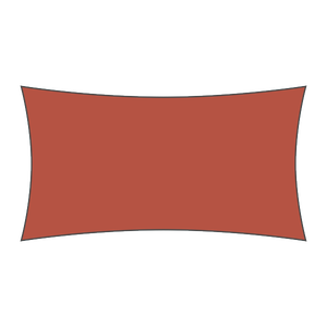 Voile D'ombrage Rectangulaire 1.2x3m - Imperméable, 98% UV, Avec œillets Et Cordes, Pour Terrasse Et Jardin