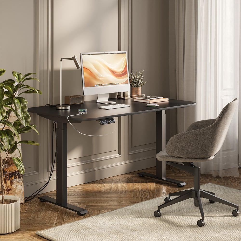 Vicco Biurko Elevate, Czarny/Antracyt, 140 x 80 cm - 3