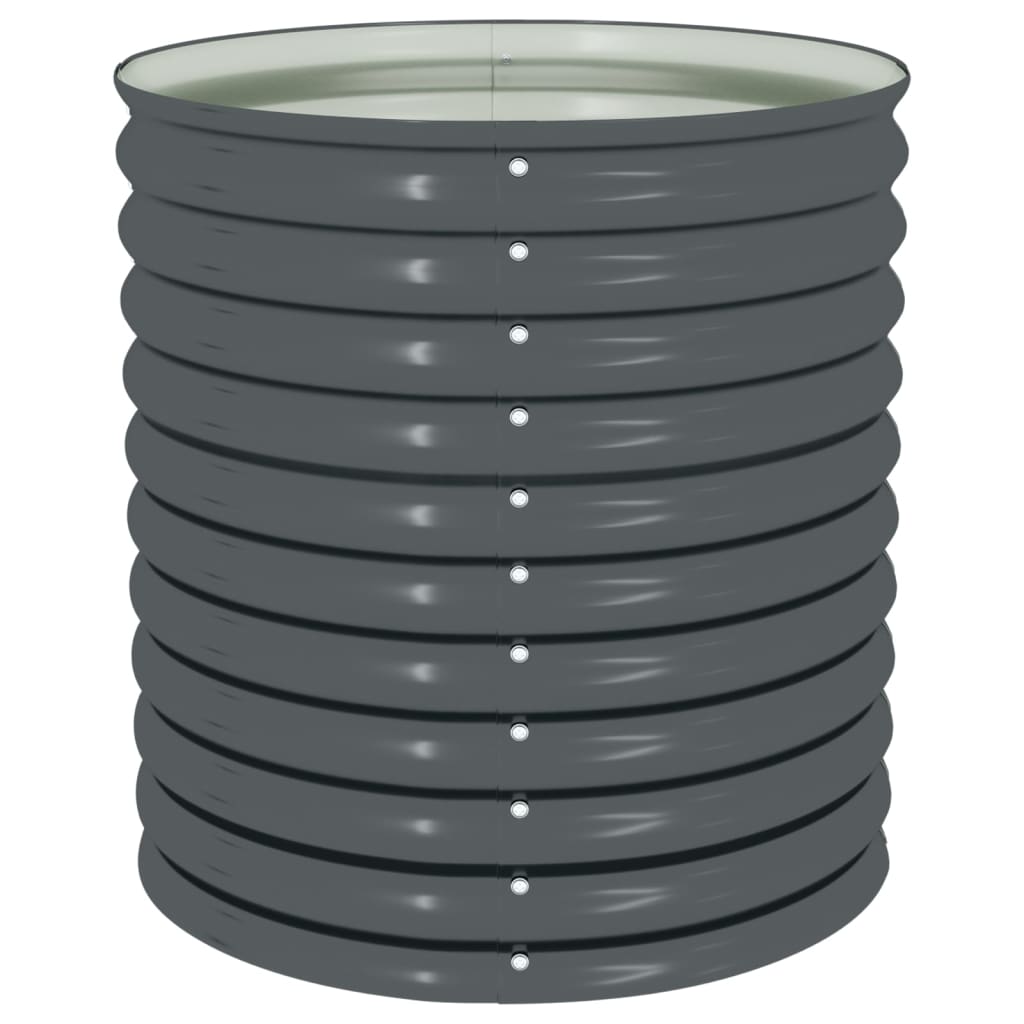 Maison Exclusive - Letto Rialzato Giardino 80x80x81 cm in Acciaio Zincato Grigio - 4