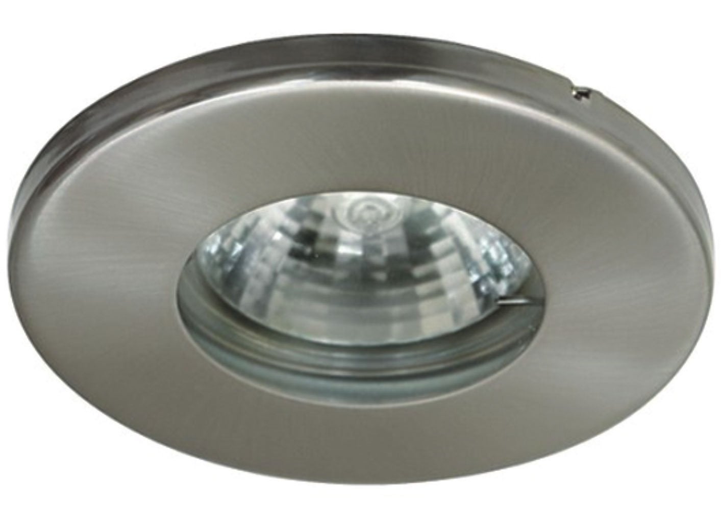 6 Spots LED Encastrables Alu Brossé Etanche IP44 Pour Salle de Bain Blanc Chaud - 2