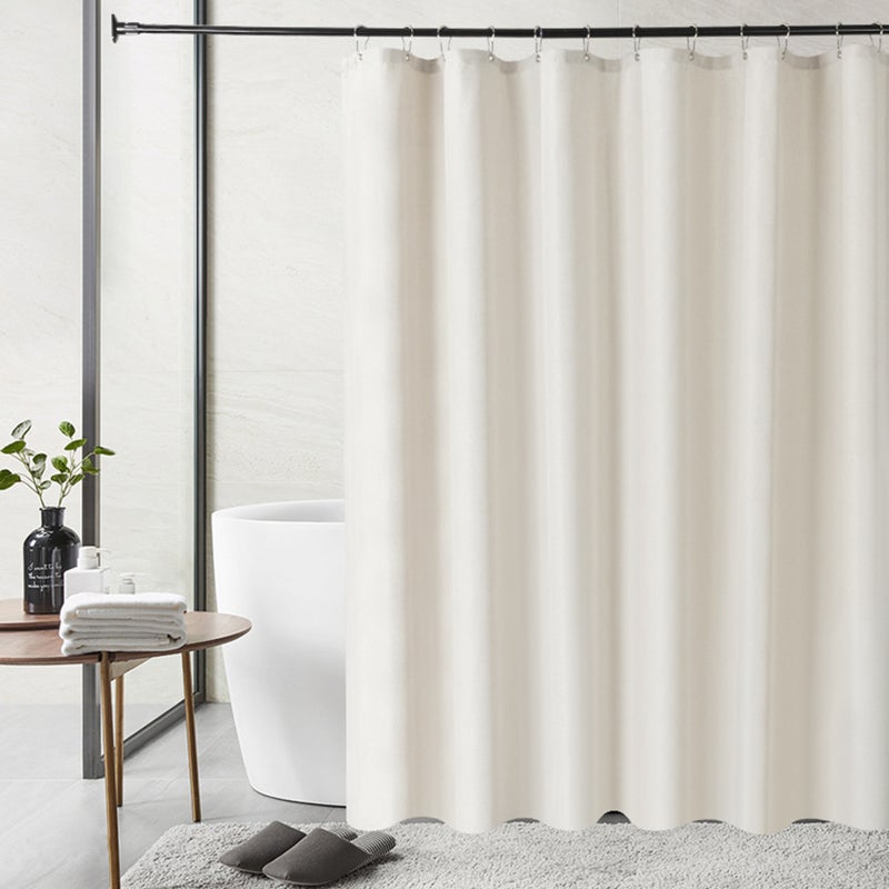 Tenda Doccia Awellife Bohémien 120x180 Cm: Cotone E Poliestere, Strisce Con Nappe, Grigia, Con 8 Ganci, Lavabile In Lavatrice