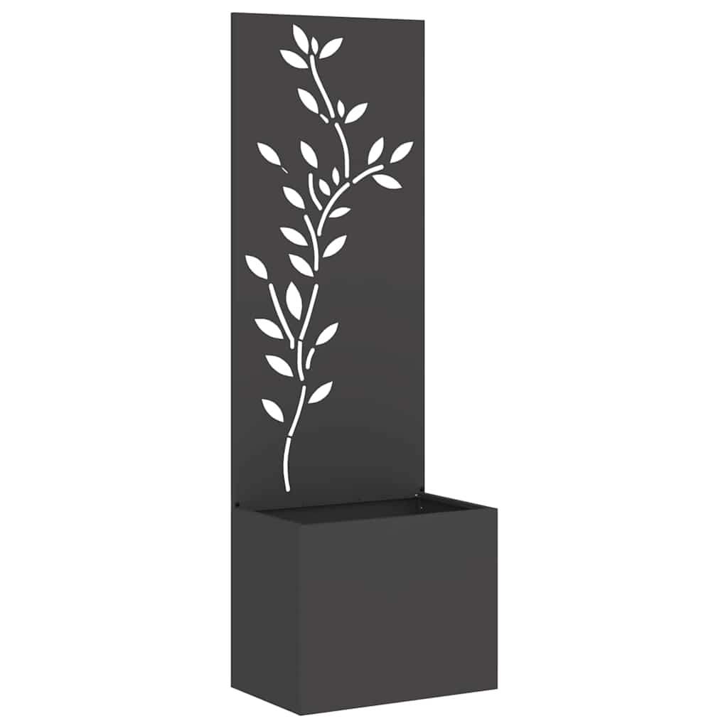Écran de confidentialité de jardin Floral Noir 50 x 32 x 150 cm vidaXL - 2