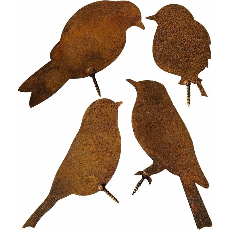 Bornhöft Décoration Métal Lama Rustique - Piquet D'arbre Ou Mural 40 Cm - Déco Jardin Originale Et Unique - 5
