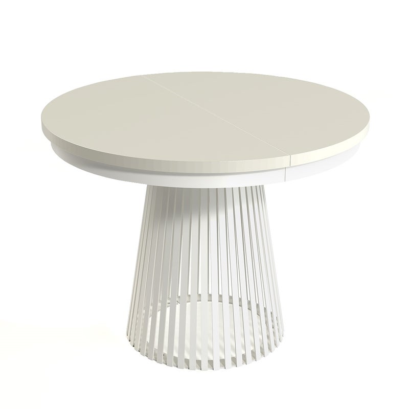 MINIO go for it, Stół rozkładany GORI w kolorze kaszmir /biały