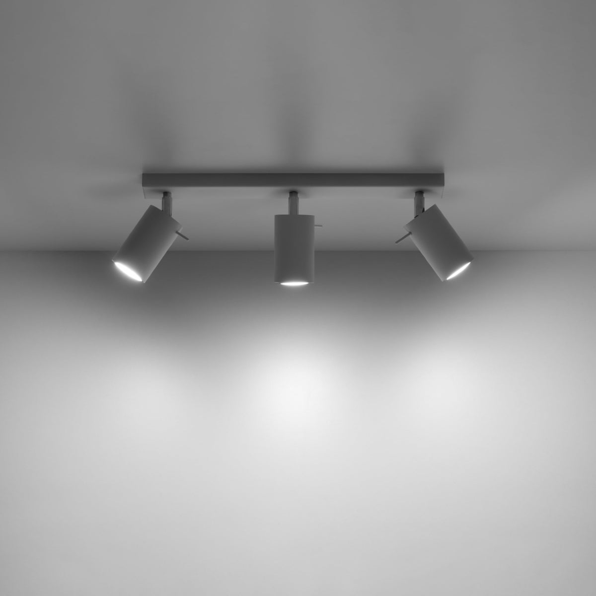 Plafon BRIIX 3L biały LED 3000K - 45x6x16cm Sollux
