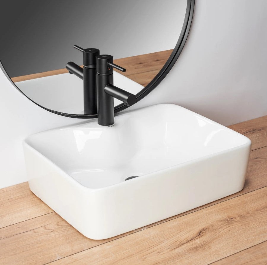 VASQUE À POSER REA KELLY WHITE 49X38X13,5CM - 7