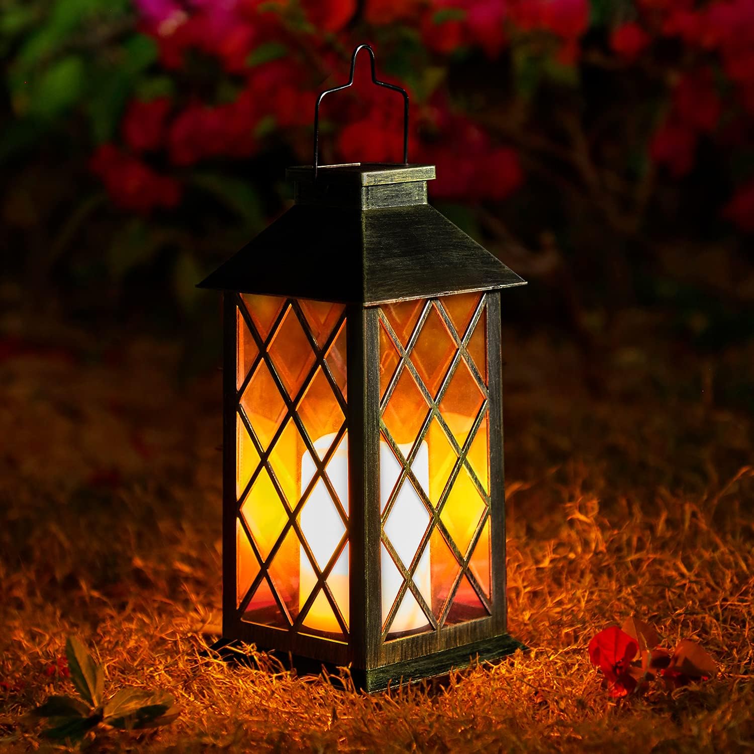 Solarna lampa ogrodowa, wodoodporna IP44, [Klasa energetyczna A++]