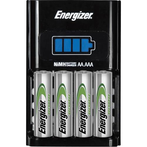 Energizer CH1HR3 Chargeur de piles rondes NiMH LR03 (AAA), LR6 (AA)