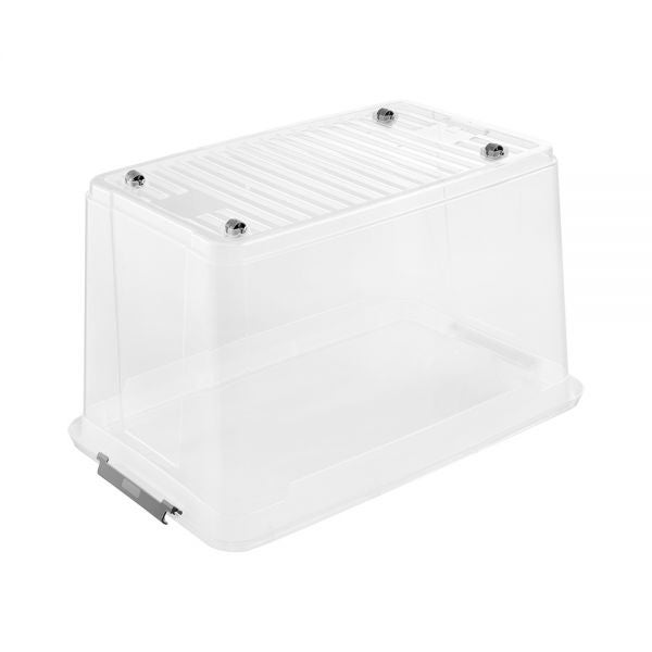 Boite avec couvercle clips et roulettes 37 ou 56 litres - 56 Litres - 3