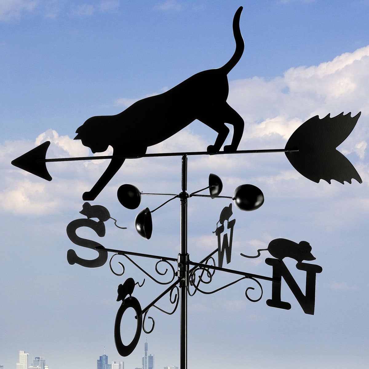 Girouette Chat En Métal - Wenko - 2