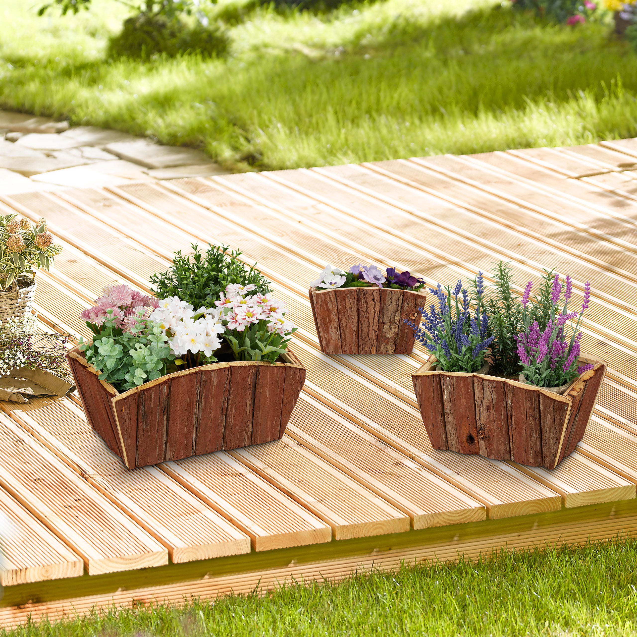 Outsunny Fioriera da Giardino in Legno di Abete Marrone con Grigliato per Rampicanti e Decorazioni, 40x40x145 cm | Leroy Merlin