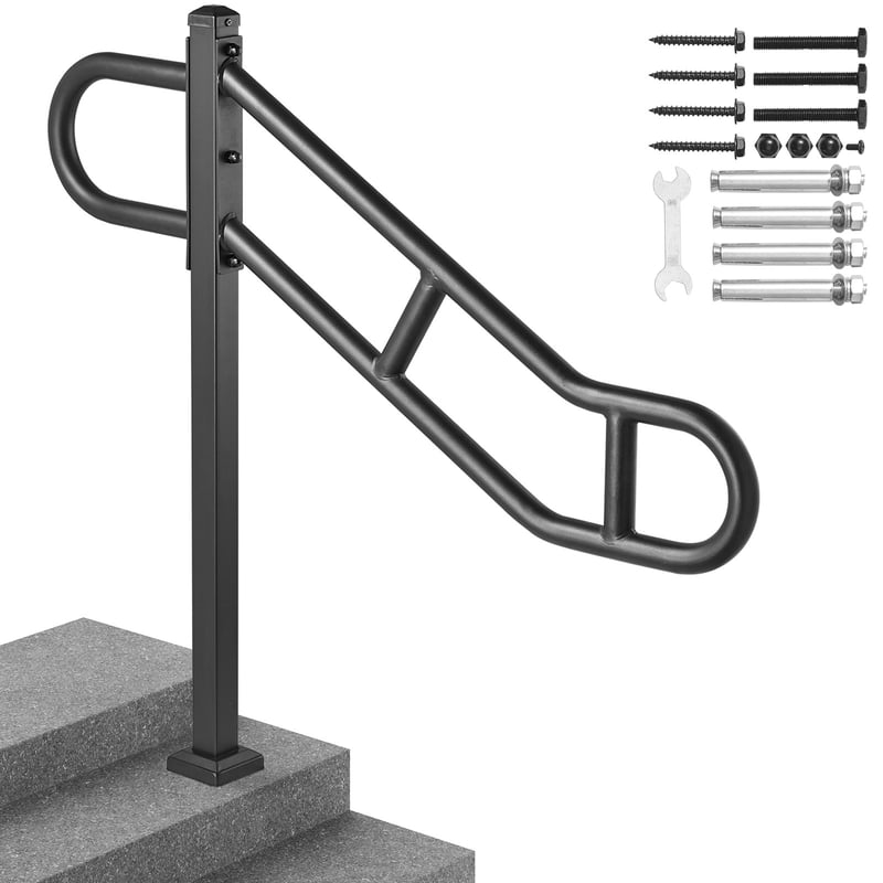 1029mm poręcz poręcz schodowa poręcz parapet schodowy 1-3 stopnie 113kg VEVOR
