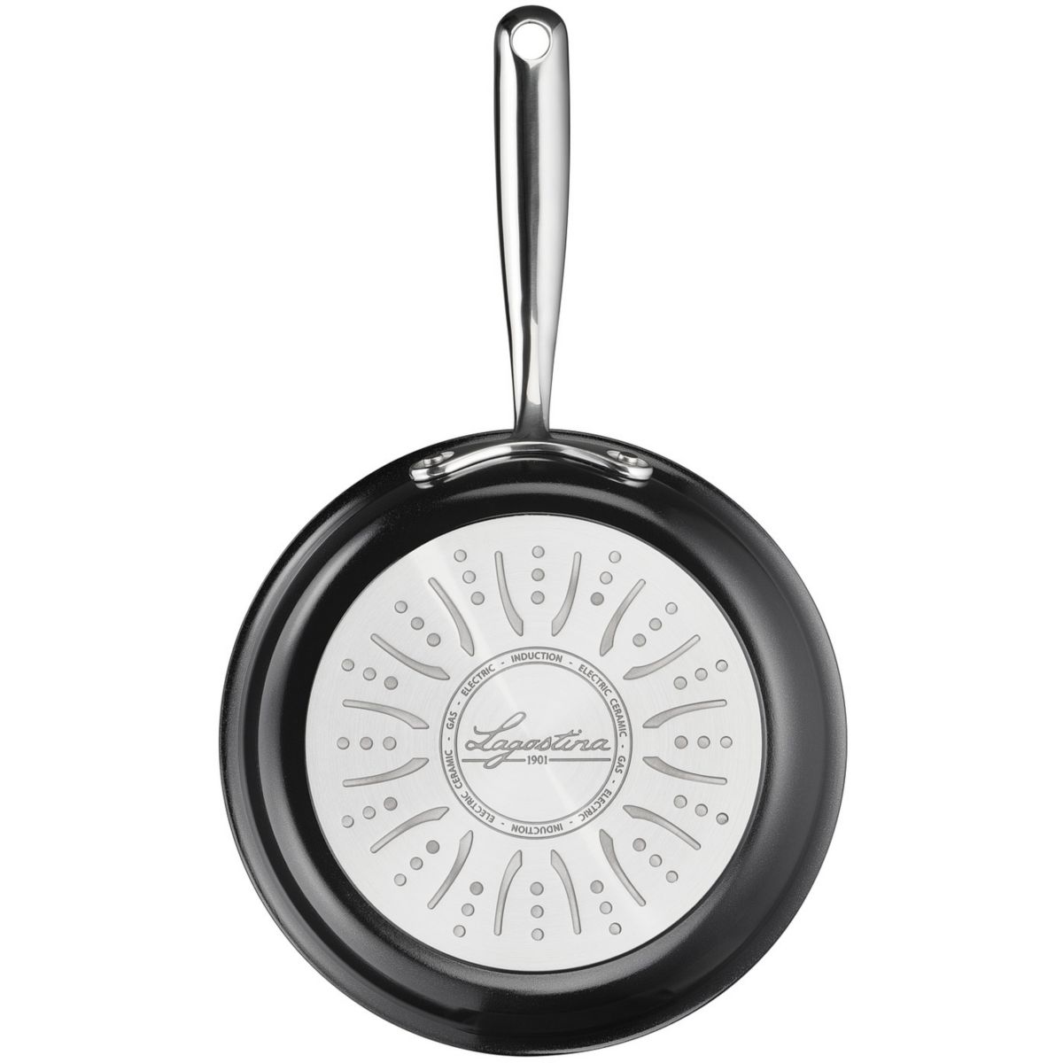 Lagostina Desideria, Padella Antiaderente 28 cm con Rivestimento Titanio Antigraffio, Cottura Rapida e Uniforme, Tecnologia Thermo-Signal, Adatta a Tu - 3