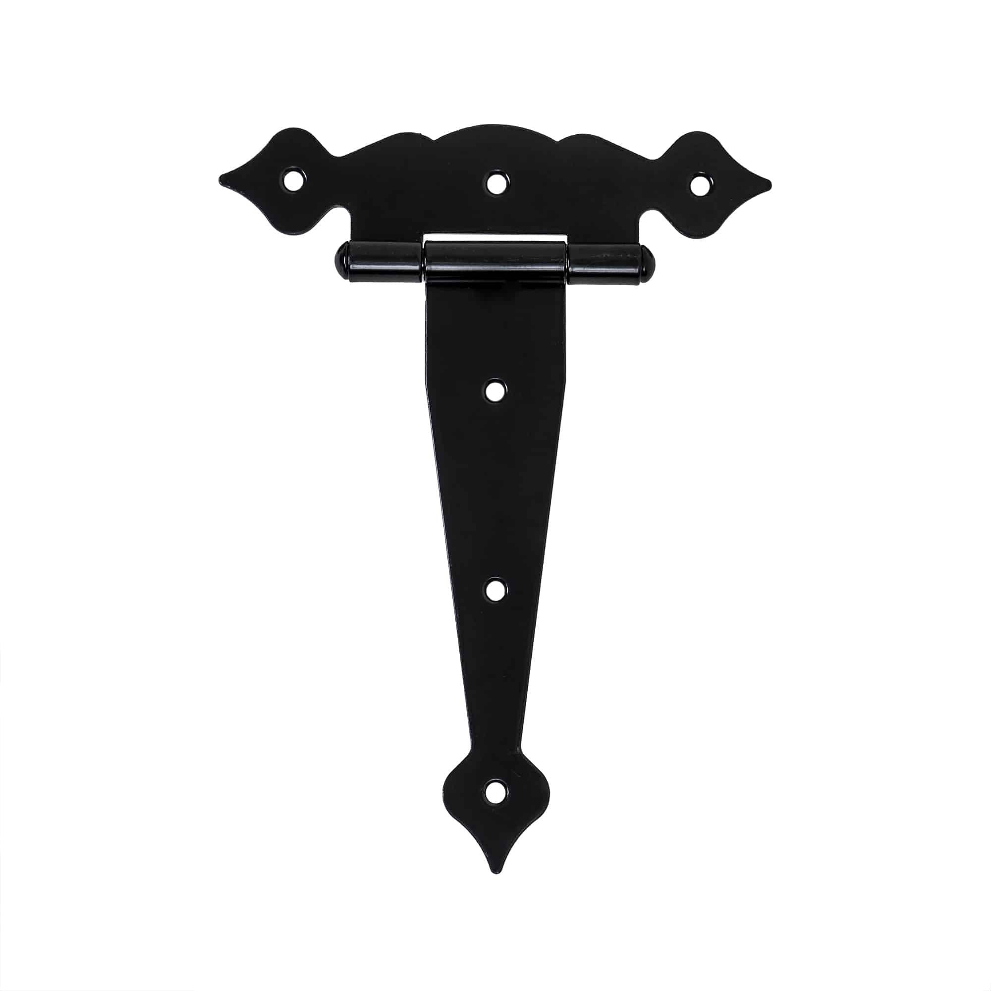 Balama decorativa pentru porti si usi, culoare negru 194x55x48x2.5 mm / 9744