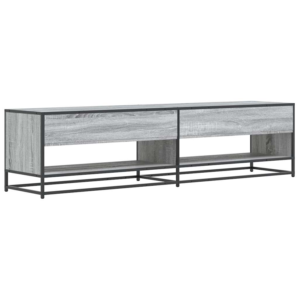 Maison Exclusive - Meuble TV sonoma gris 180,5x40x46 cm bois d'ingénierie - 6