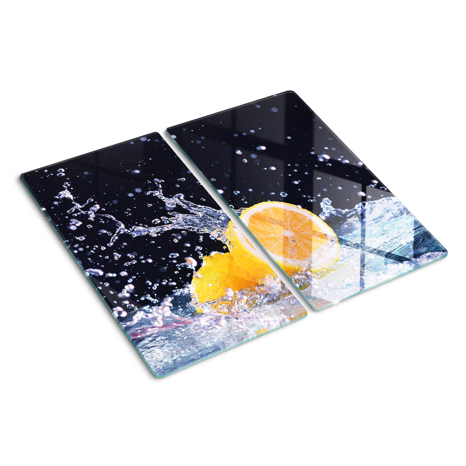 Tulup Panneaux De Cuisine Sur Verre - 100x70 - Café Et Feuille De Laurier