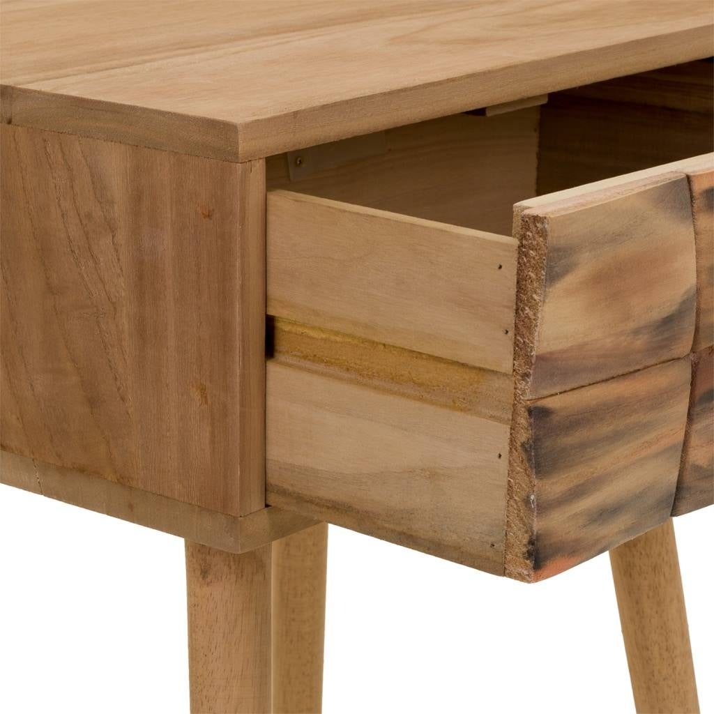 Table de chevet En Bois Marron 44x38x63h - 7