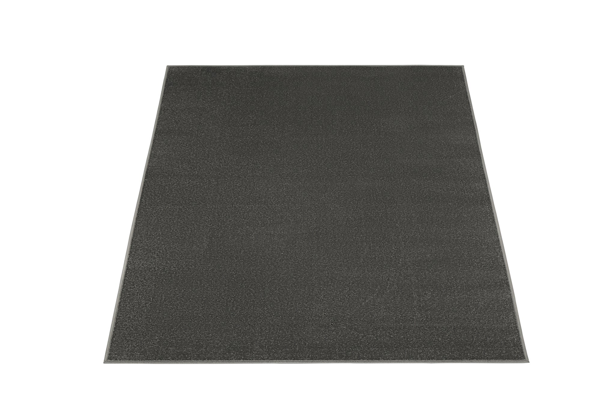 TAPISO Mono Carré Tapis Séjour Poil Court Intérieur Extérieur Moderne Gris Foncé Uni OEKO-TEX 160 x 160 cm - 4