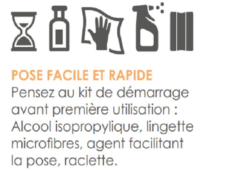 ISI'PROTECT | Kit de pose pour films de protection de ligne d'eau de piscine | Unité - POOLCO - 3