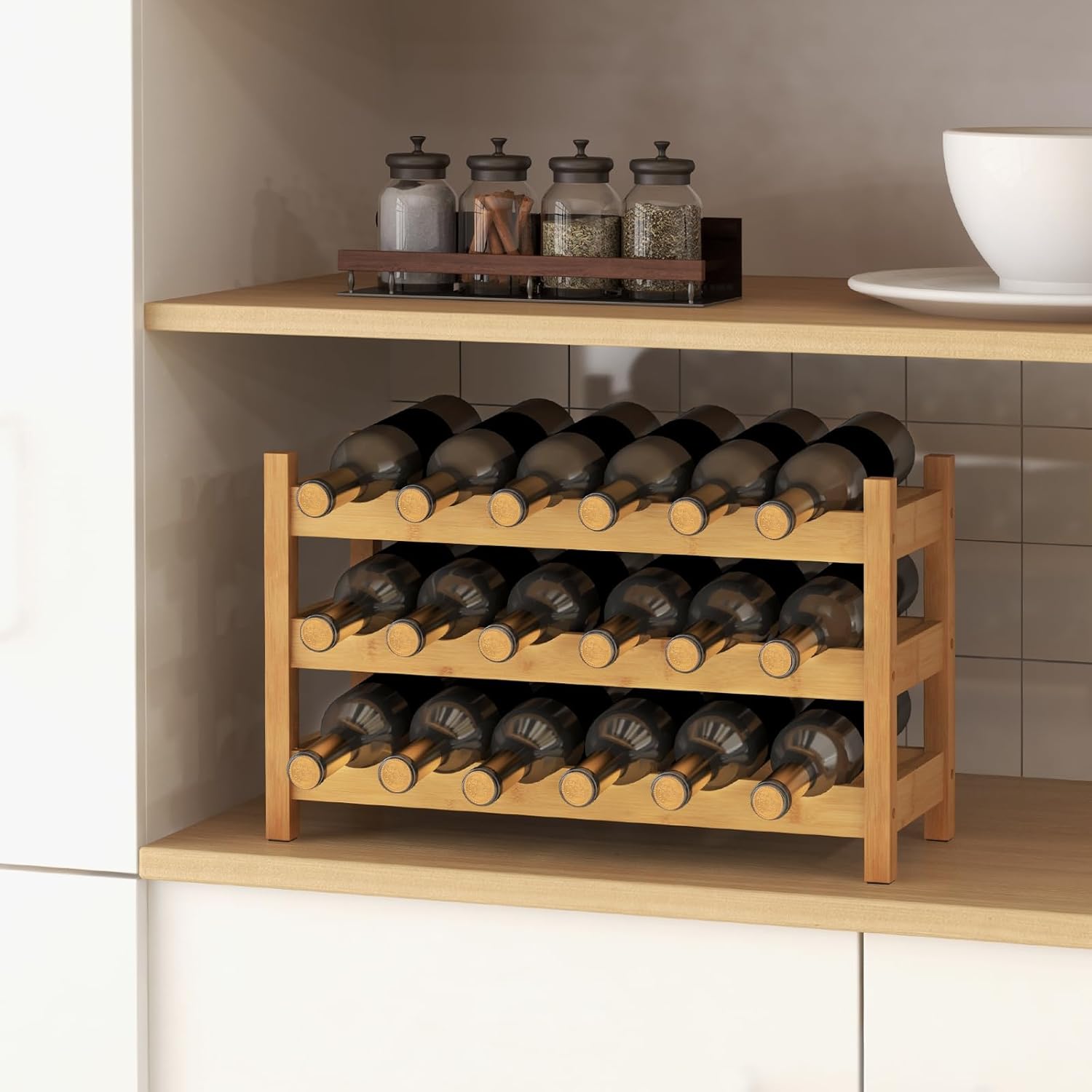 Casiers à vin en échelle - Rangement élégant pour chaque espace
