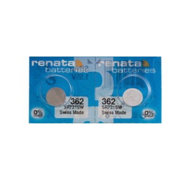 Batterie Renata 362 SR721SW - 2 Pezzi In Blister Per Orologi E Dispositivi Elettronici