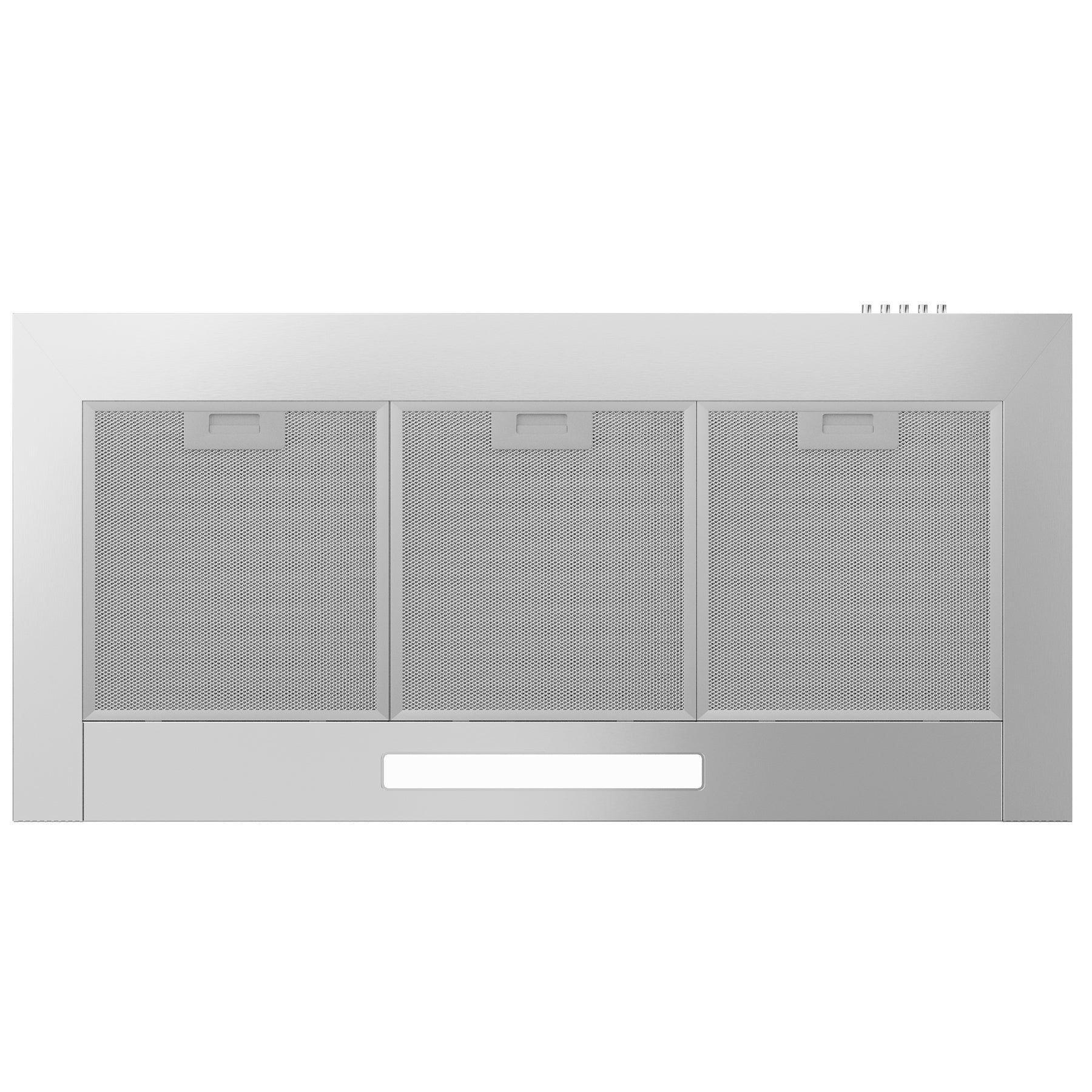 CIARRA Campana extractora 90 cm 370 m³/h A++ 3 Velocidades con Filtros de Carbón Extracción o Recirculación Inox 201SS90 - 3