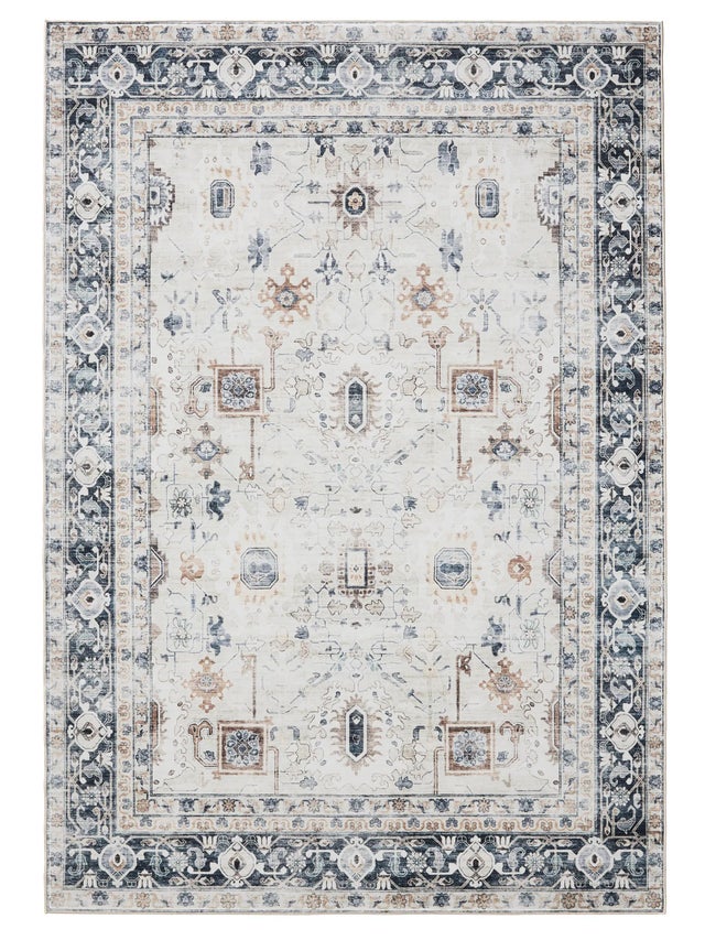 BENUTA - Tappeto lavabile George crema/grigio 80x150 cm
