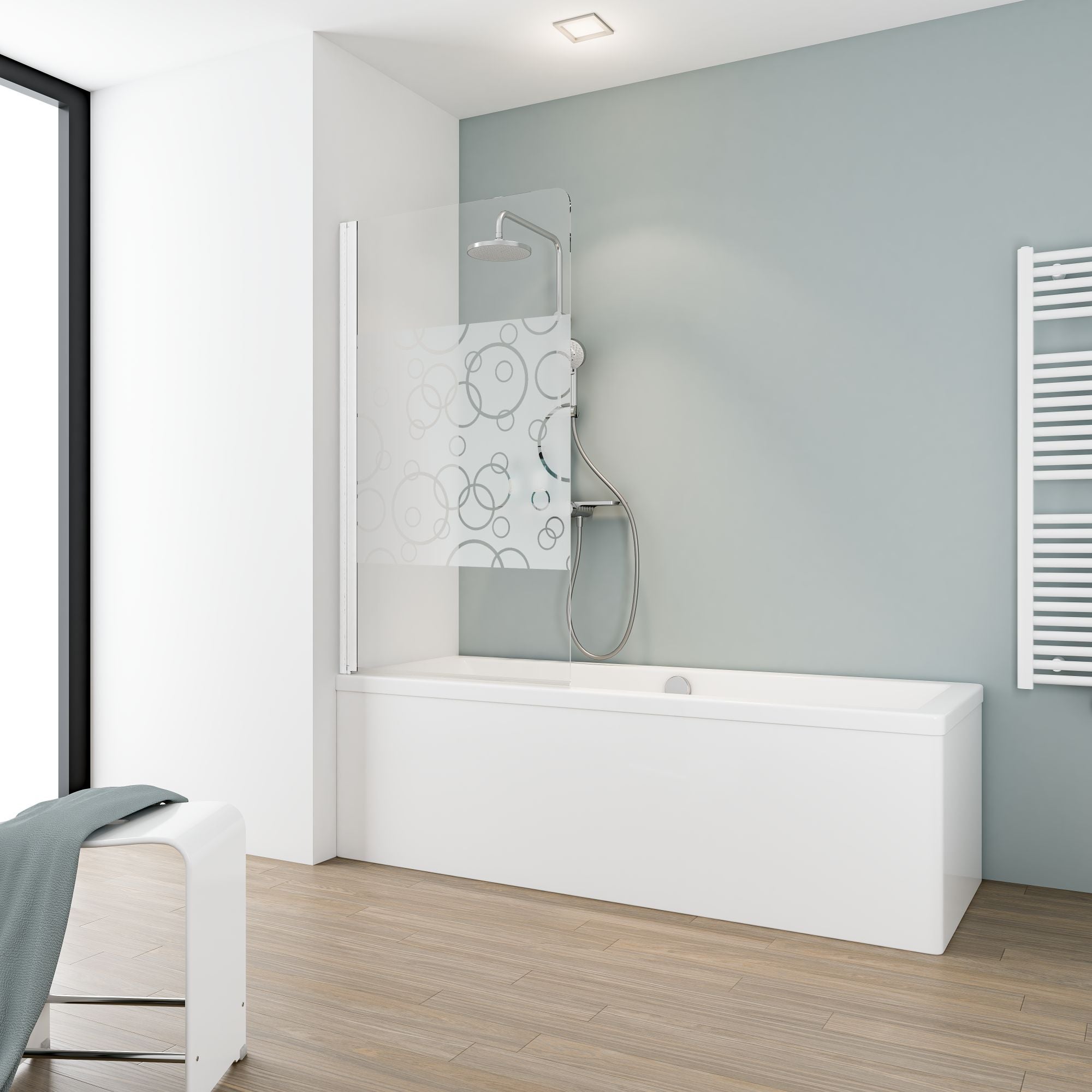 Aluminium laqué blanc