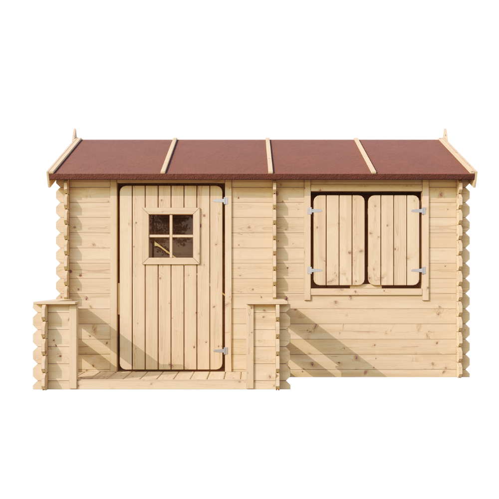 Maison en bois pour enfants - Maison de jeux pour l'extérieur 178x241xH151cm/2.63m2 - maison jardin enfant exterieur bois M503 - 8