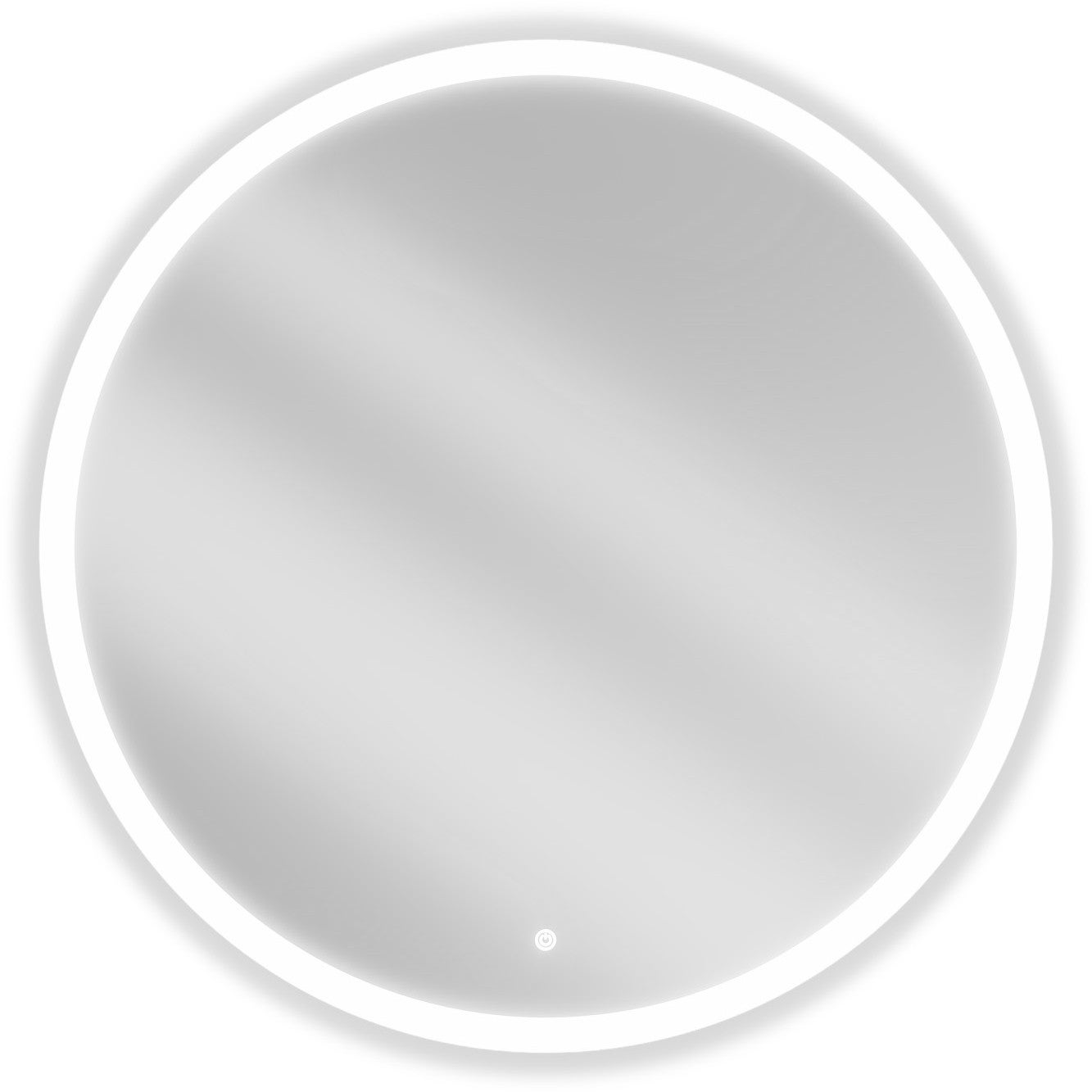 Mexen Oro lustro łazienkowe podświetlane, okragłe 90 cm, LED 6000K, antypara - 9824-090-090-611-00
