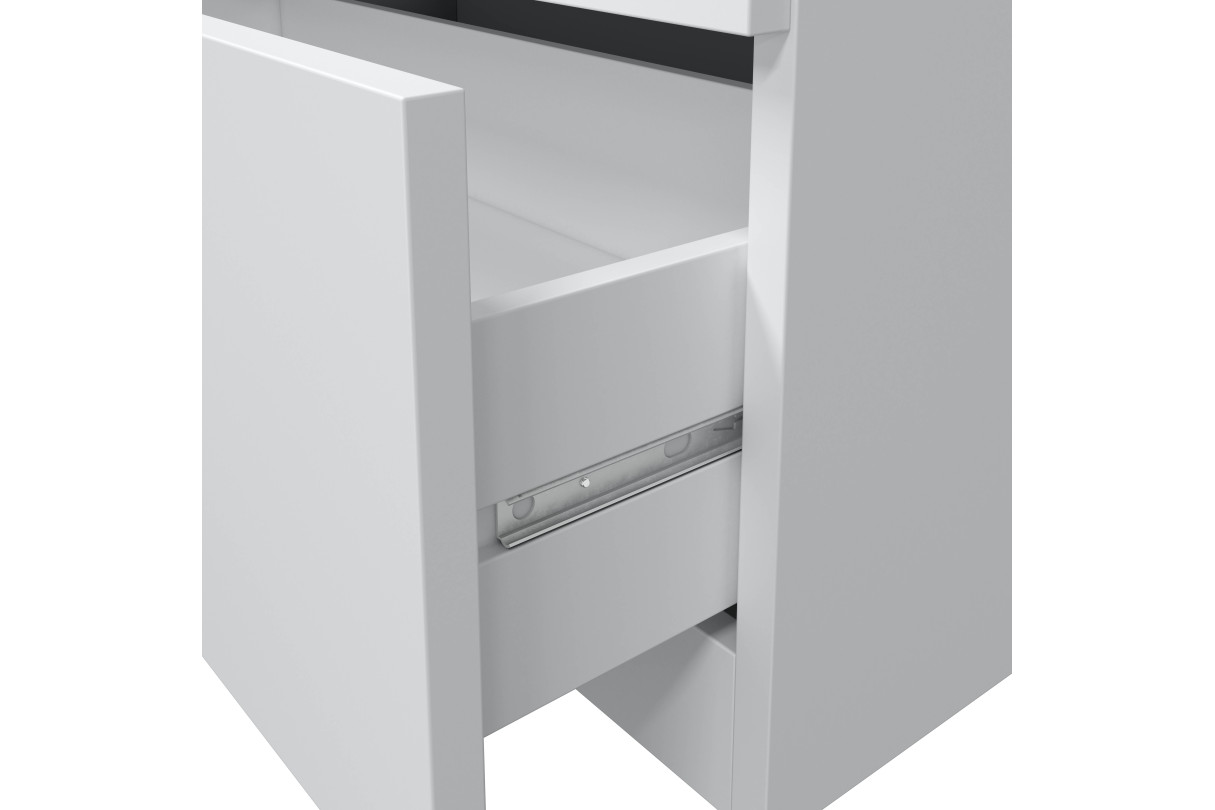 Habitdesign Low Cost Armadio, Melammina, Bianco Artico e Rovere Canadese, 121 cm (Ancho) x 180 cm (Alto) x 52 cm (Fondo) - 8