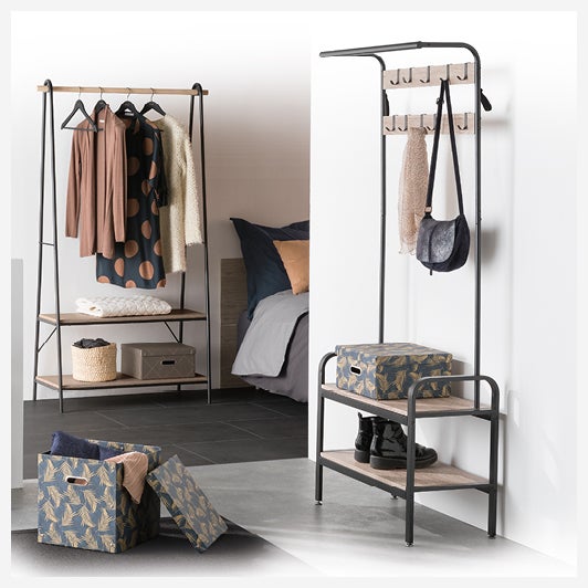 Vestiaire penderie range-chaussures 