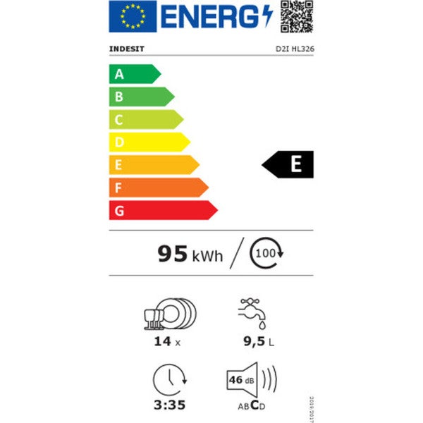 Lave-vaisselle Indesit D2IHL326 60 cm - 2
