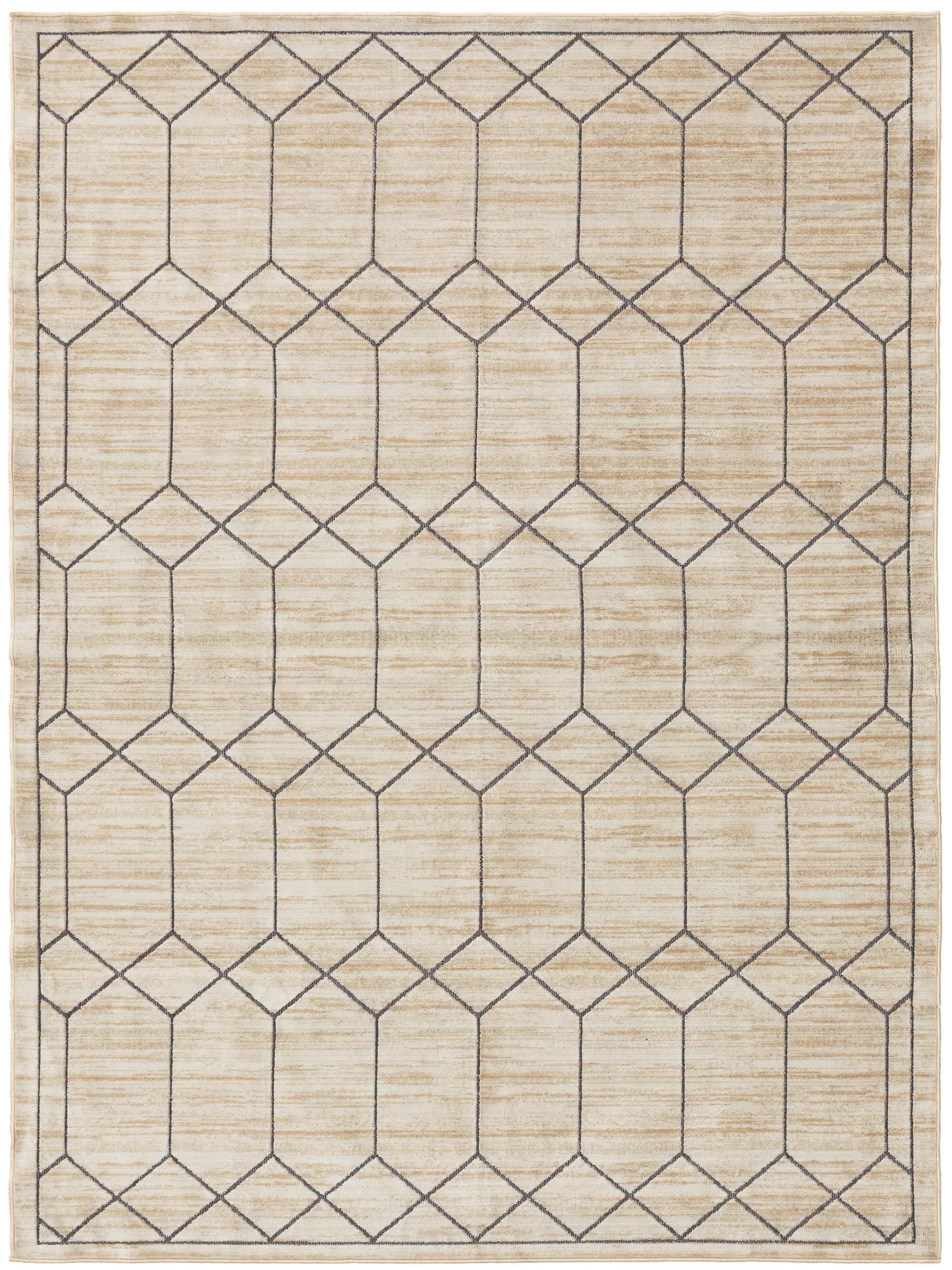 BENUTA - Tapis Daisy crème 100x150 cm | Leroy Merlin