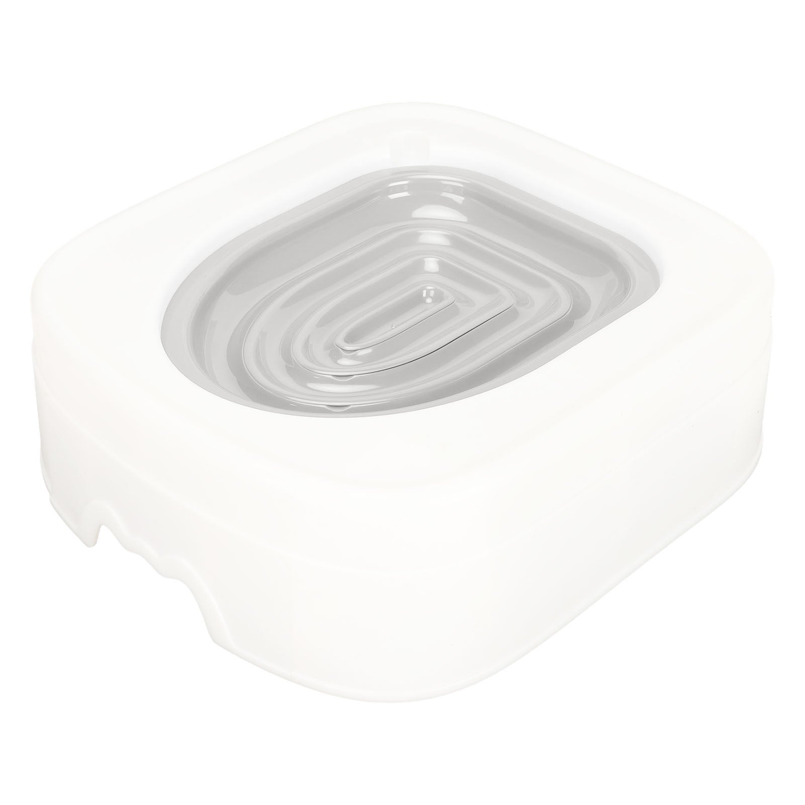 Kit de entrenamiento para gatos ABS 36,5x32,5x12cm Asiento tipo inodoro Fácil limpieza para gatitos Gris – ComfortXL - 8