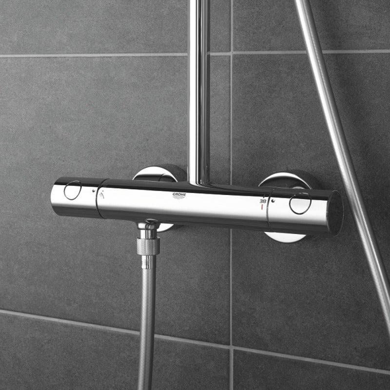 Grohe Tempesta Cosmopolitan system 250 cube, colonne de douche avec mitigeur thermostatique, douche de tête 250XXL, chrome (26689000) - 4