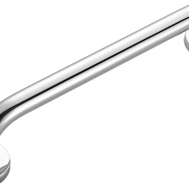 Poręcz prysznicowa ze stali nierdzewnej z uchwytem bezpieczeństwa do łazienki, 30 cm, srebrna