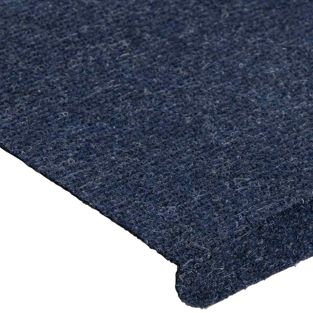 Tapis d'escalier auto-adhésifs 30 pcs | Paillasson d'escalier | Tapis de marche bleu 65x24,5x3,5 cm CFW127416 - 6