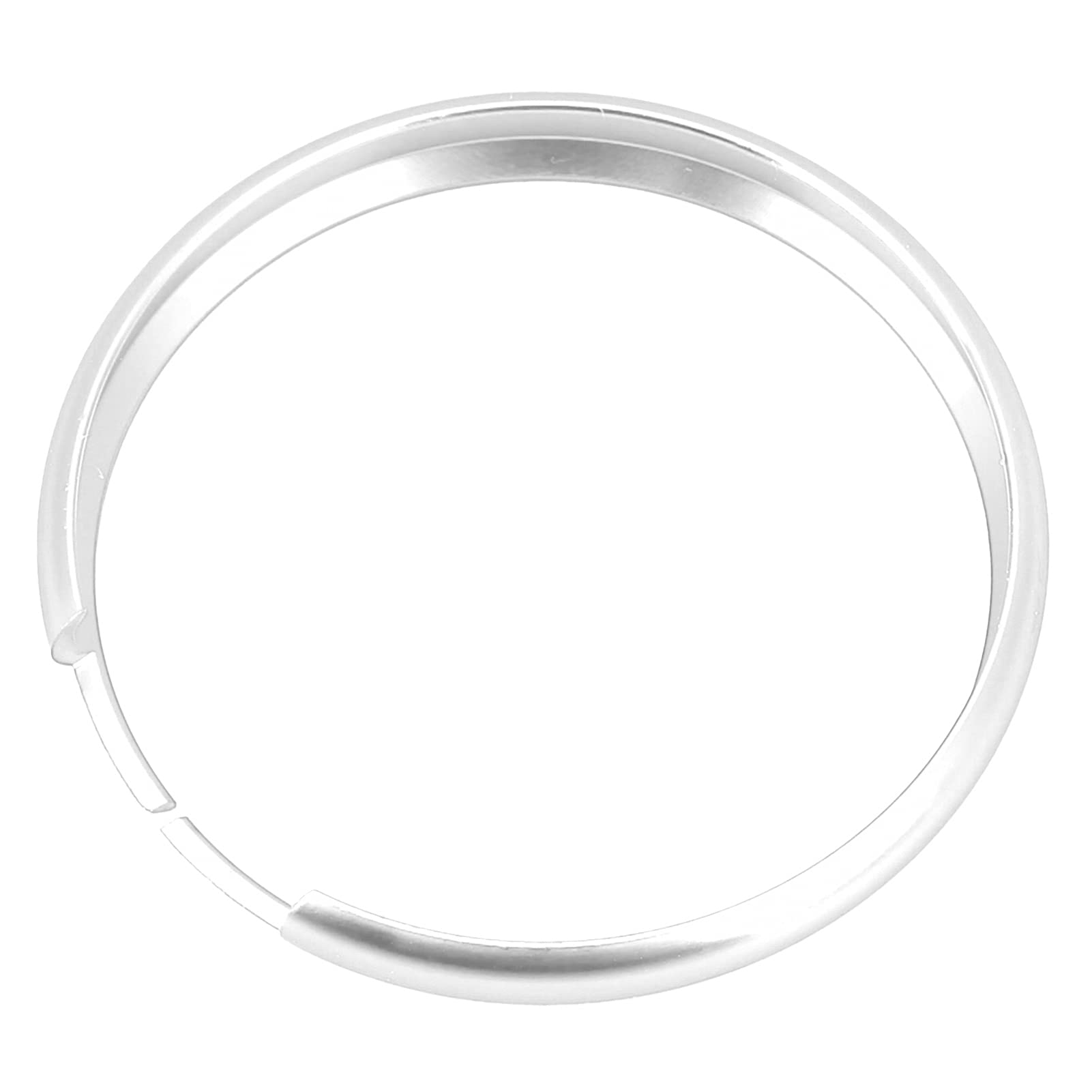 Anello di ricambio in lega di alluminio per portachiavi remoto MINI R55 R56 R57 R58 R59 R60 (argento) - 9