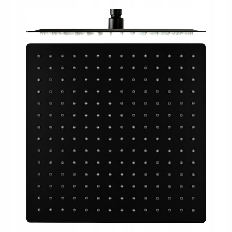 30CM CZARNA DESZCZOWNICA PRYSZNICOWA DESZCZOWNIA NATRYSKOWA KWADRATOWA INEA