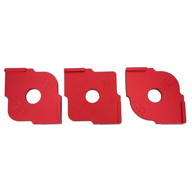 3-częściowy przyrząd do szybkiego pozycjonowania promienia narożnika, narzędzie do obróbki drewna