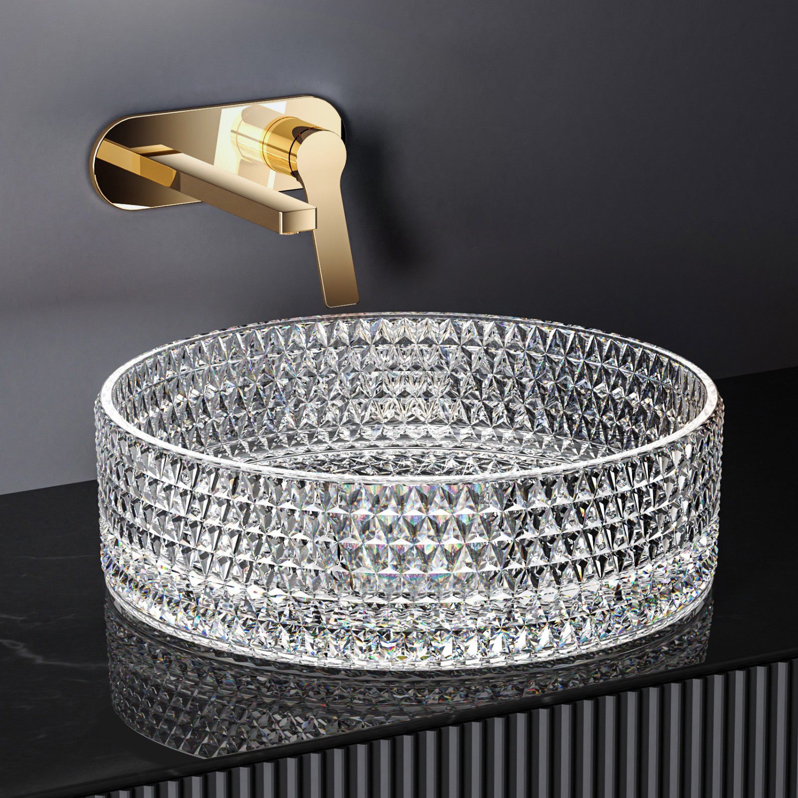 Mini lavabo suspendu pour salle de bain et WC d'invités – 36