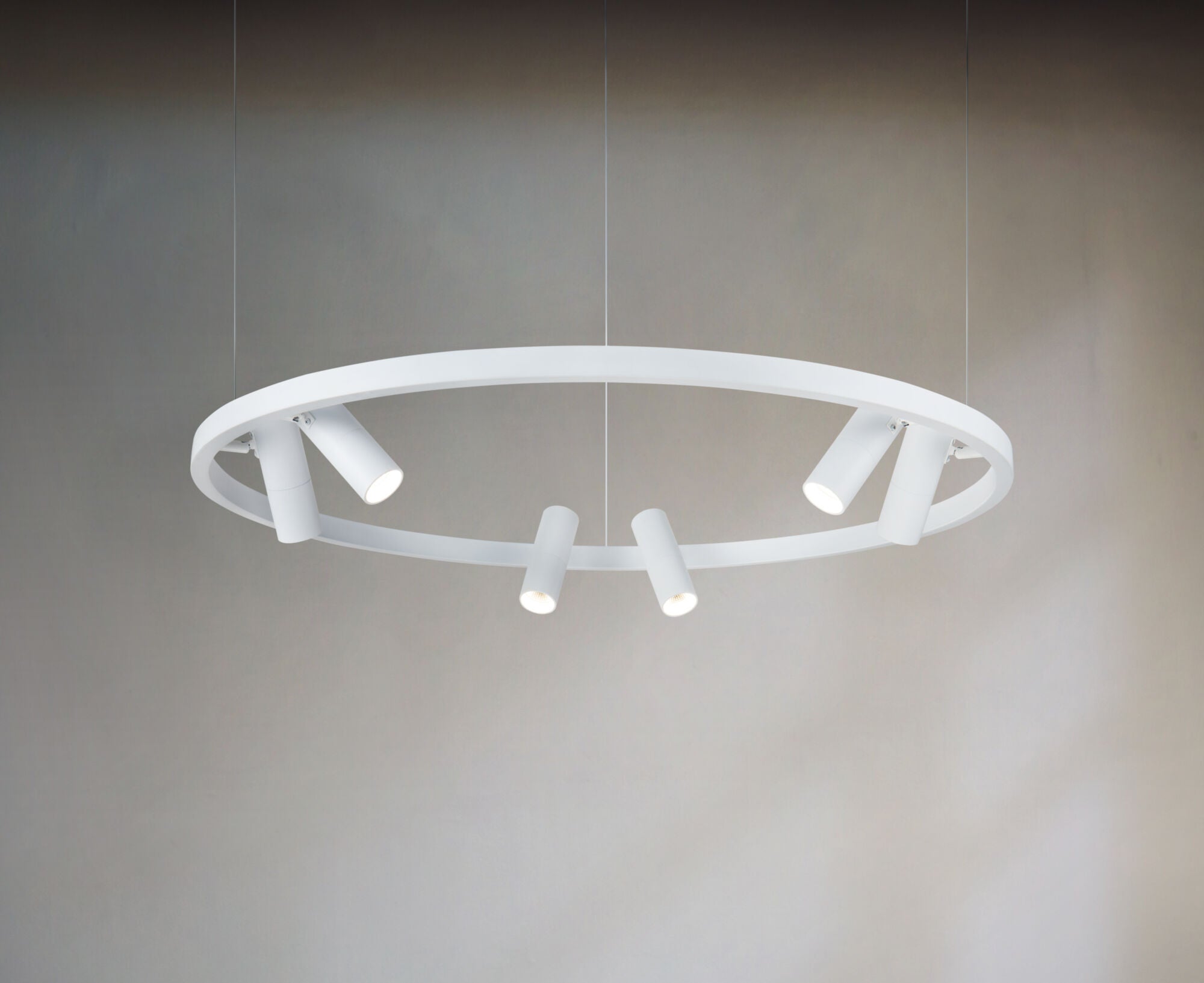 Suspension, style moderne, avec spots, structure en métal, forme ronde. La position du spot peut être réglée horizontalement et verticalement Maytoni - 6