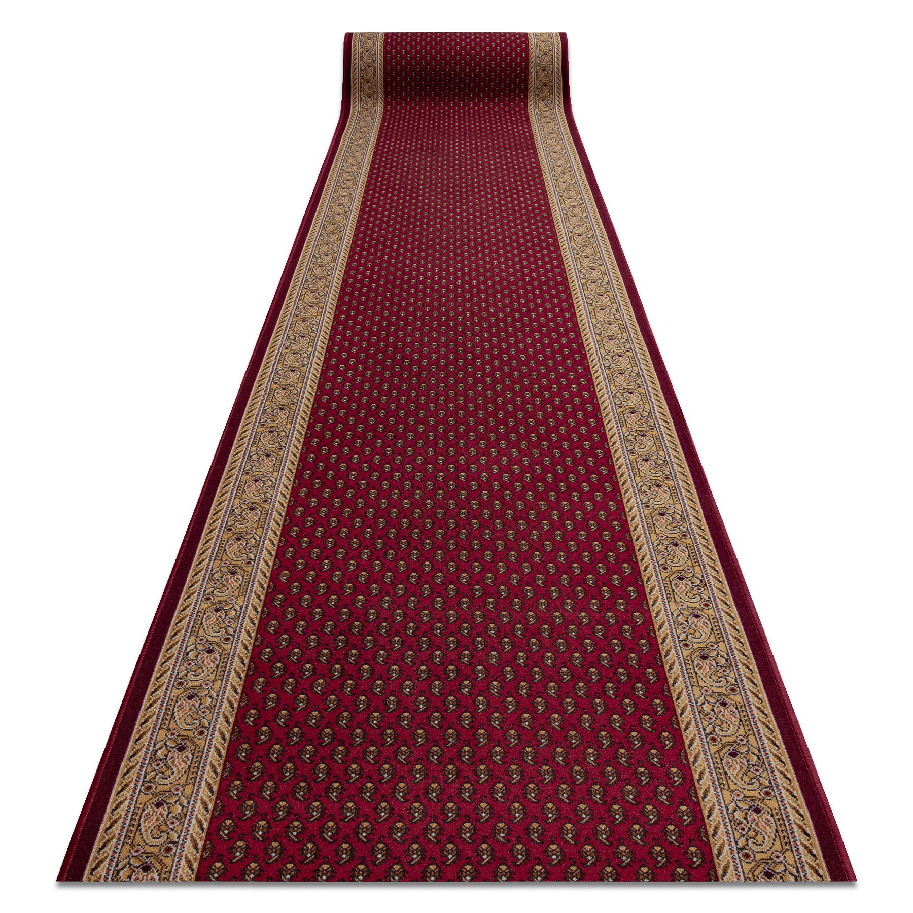 CHODNIK PODGUMOWANY INCA bordo 100cm 100x480 cm